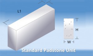 Padstones standard unit