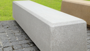Reconstituted Granite Bench White