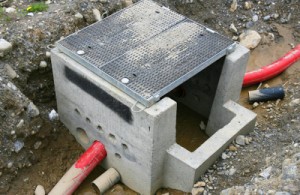 Junction Box in situ