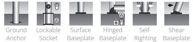 Steel Bollards Ground Fixings