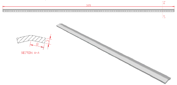 GFRP Wall Ties dimensions